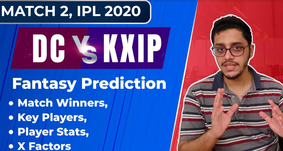 VIDEO: DC vs KXIP Dream11 IPL 2020 Prediction Tips Captain Options Player Stats