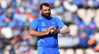 Mohammed Shami Last 10 ODI Innings Bowling Performance