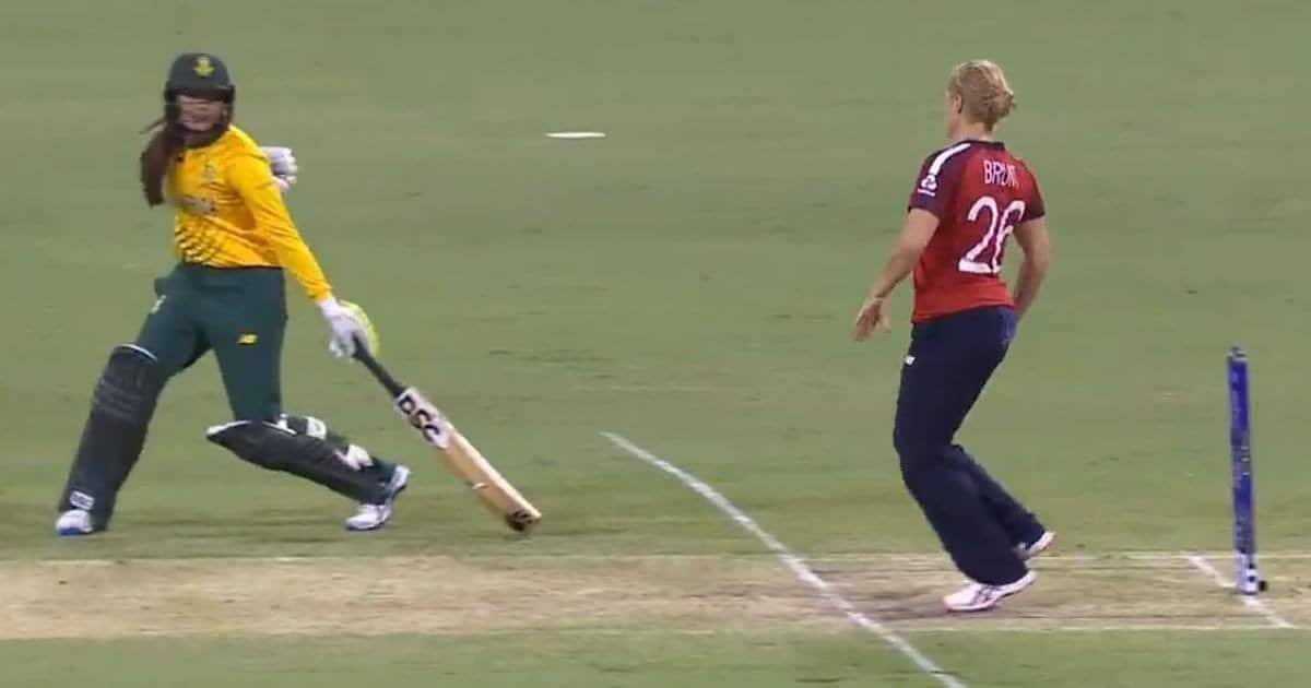 Watch: England bowler refuses mankad run-out in tense finish
