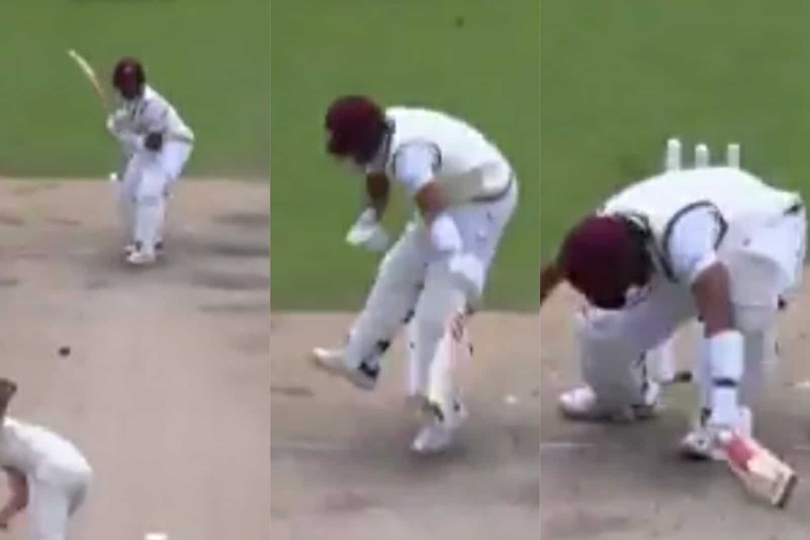 Shai Hope bowled Stuart broad Wi vs eng