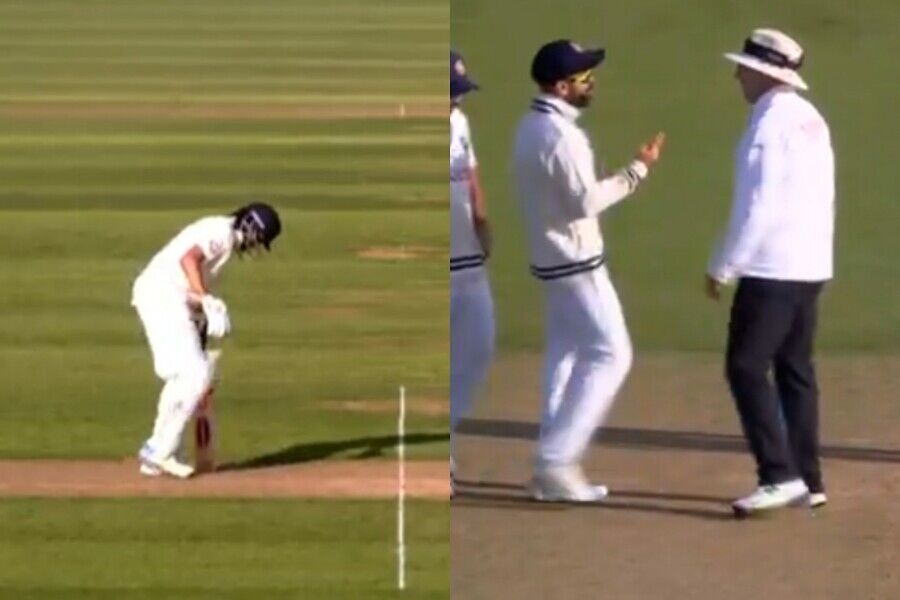 Virat Kohli angru Haseeb Hameed Guard mark Eng vs Ind