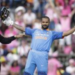 Gabbar becomes first Indian to score 100 in 100th ODI