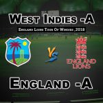 WI-A vs EN-A 3rd unofficial ODI Match Dream 11 Prediction Fantasy Team News