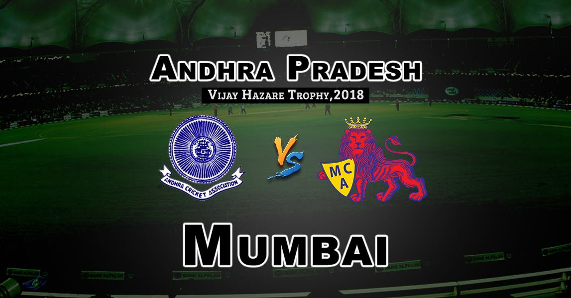 AND vs MUM Vijay Hazare Trophy Match Prediction
