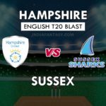 HAM vs SUS Dream11 Predictions| English T20 Blast |HAM vs SUS Team News