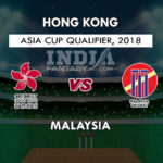 HK vs MAL Asia Cup Qualifier Dream11 Predictions | HK vs MAL Team News, Playing 11
