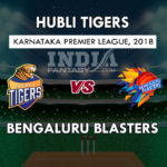 HT vs BB Dream11 Prediction Karnataka T20, Team News and Playing 11
