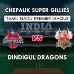 CHE VS DIN DREAM 11 TEAM PREDICTION तमिल नाडु T20 प्रीमियर लीग TEAM NEWS, PLAYING 11
