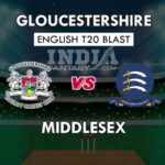 GLO VS MID DREAM 11 PREDICTION इंग्लिश T20 ब्लास्ट TEAM NEWS, PLAYING 11
