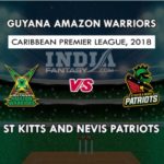 GUY VS SKN DREAM 11 PREDICTION   केरेबियन प्रीमियर लीग T20 TEAM NEWS, PLAYING 11