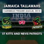JAM vs SKN Dream11 Prediction JAM vs SKN Caribbean Premier League 2018 | JAM vs SKN Playing 11