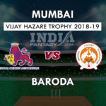 MUM vs BRD Dream11 Prediction Vijay Hazare Trophy | MUM vs BRD Team News, Playing 11