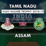 TN vs ASM Dream11 Prediction Vijay Hazare Trophy | TN vs ASM Team News, Playing 11