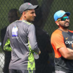 Watch: MS Dhoni, Shoaib Malik share light moments during practice session