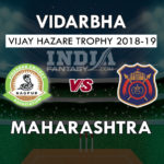 VID vs MAH Dream11 Prediction Vijay Hazare Trophy | VID vs MAH Team News, Playing 11