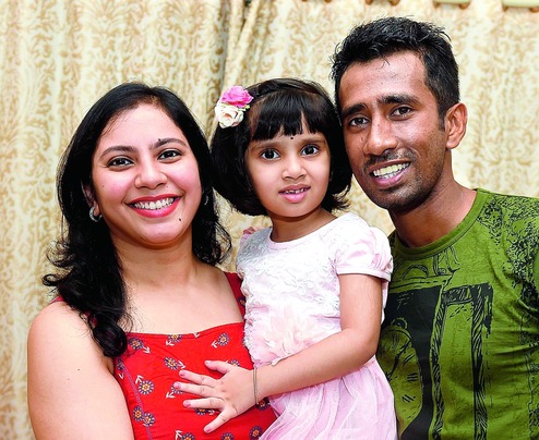 Wriddhiman Saha's wife Romi Saha