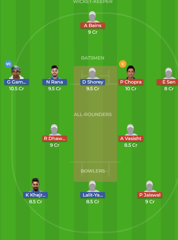 DLH vs HIM Dream 11