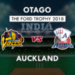 OTG vs AUK Dream11 Team द फोर्ड ट्रॉफी 2018, Match Preview, Team News, Playing 11