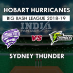HBH vs SDT Dream11 बिग बैश लीग Match Prediction, Team Preview