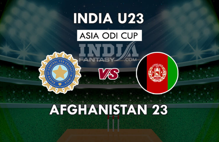 IN-U23 VS AF-U23 Dream11