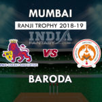 MUM VS BRD DREAM11 PREDICTION RANJI TROPHY PREVIEW TEAM NEWS, PLAYING 11