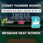 ST-W VS BH-W DREAM11 PREDICTION WBBL 2018 PREVIEW TEAM NEWS, PLAYING 11