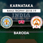 KAR vs BRD Dream11 रणजी ट्रॉफी Match Prediction, Team News, Playing 11