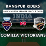 RNR vs COV Dream11 Prediction BPL 2019 Preview, Team News, Playing11