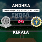 AND vs KER Dream11 Hindi Prediction, सैयद मुश्ताक अली ट्रॉफी, Team News, Playing 11
