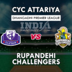 CYA vs RPC Dream11 Prediction Dhangadhi Premier League Preview, Team News, Playing11