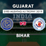 GUJ vs BIH Dream11 Prediction | Syed Mushtaq T20 Trophy | Match Preview & Fantasy Team