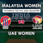 ML-W vs UAE-W Dream11 Prediction Women’s T20 Asia QLF Preview, Team News, Playing11