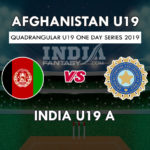 AF-Y vs IN-Y-A Dream11 Prediction Quadrangular Series Preview, Team News, Playing11