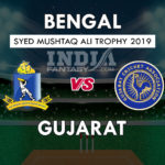 BEN vs GUJ Dream11 Prediction Syed Mushtaq T20 Trophy Preview, Team News, Playing11