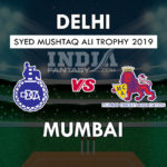 DLH vs MUM Dream11 Prediction Syed Mushtaq T20 Trophy Preview, Team News, Playing11