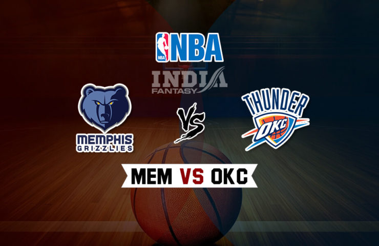 MEM vs OKC Dream11