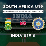 SA-Y vs IN-Y-B Dream11 Prediction Quadrangular Series Preview, Team News, Playing11