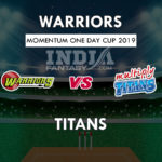 WAR vs TIT Dream11 Prediction South Africa ODD Preview, Team News, Playing11