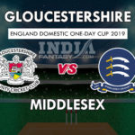 GLO vs MID Dream11 Hindi Prediction, रॉयल लंदन वनडे कप, Team News, Playing 11