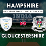 HAM vs GLO Dream11 Prediction | England Domestic One Day Cup | Fantasy Team, Team News