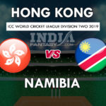HK vs NAM Dream11 Prediction WCL Division Two Preview, Team News, Playing11