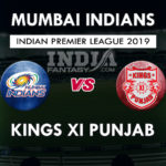 MI vs KXIP Dotball, Dream11 Prediction | IPL Preview | Fantasy Team & News