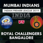 MI vs RCB Dotball, Dream11 Prediction | IPL Preview | Fantasy Team & News