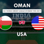 OMN vs USA Dream11 Prediction WCL Division Two Preview, Team News, Playing11