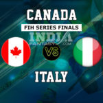 CAN vs ITA Dream11 Hockey | Italy vs Canada FIH Series Finals Preview, Fantasy Team Prediction