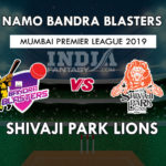 NBB vs SPL Dream 11 Hindi Prediction टी20 मुंबई लीग 2019 Team News, Playing 11