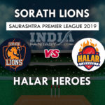 SL vs HH Dream11 Hindi Prediction,सौराष्ट्र प्रीमियर लीग, Team News, Playing 11