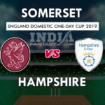 SOM vs HAM Dream11 Prediction English One Day Cup Preview, Team News, Playing11