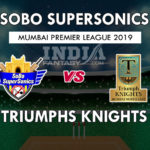 SS vs TK Dream 11 Hindi Prediction टी20 मुंबई लीग 2019 Team News, Playing 11
