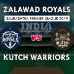 ZR vs KW Dream 11 Prediction सौराष्ट्र प्रीमियर लीग 2019 Team News, Playing 11